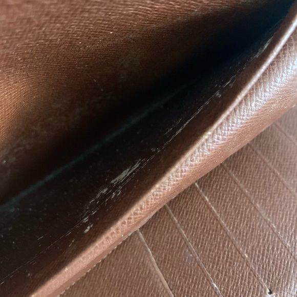 💕Authentic 💕Loius Vuitton Monogram wallet vintage bifold button coin - Picture 11 of 15